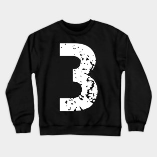 Number three 3 Crewneck Sweatshirt